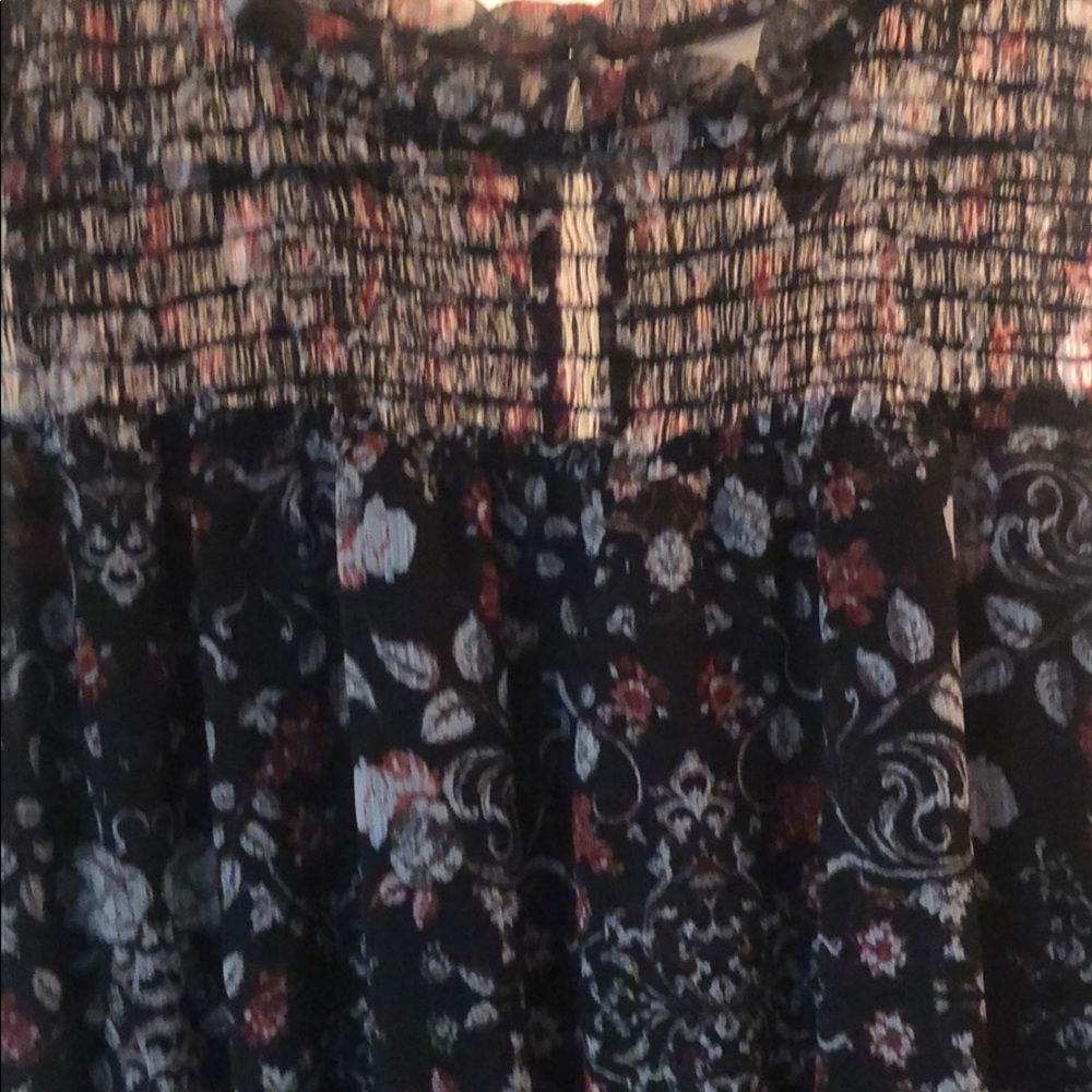 Summer/Fall black floral Dress